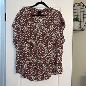 Disney Torrid plus size 2 Bambi button down top